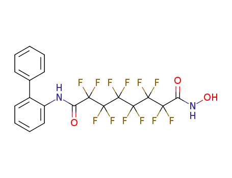 2,2,3,3,4,4,5,5,6,6,7,7-dodecafluorooctanedioic acid biphenyl-2-ylamide hydroxyamide