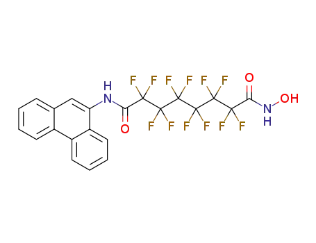 2,2,3,3,4,4,5,5,6,6,7,7-dodecafluorooctanedioic acid hydroxyamide phenanthren-9-ylamide