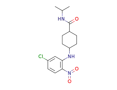 cis-4-(5-chloro-2-nitrophenylamino)-N-isopropylcyclohexanecarboxamide