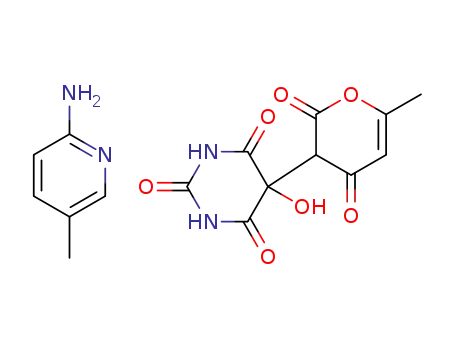 2-amino-5-methylpyridinium 3-(5-hydroxy-2,4,6-trioxohexahydropyrimidin-5-yl)-6-methyl-2,4-dioxo-3,4-dihydro-2H-pyran-3-ide