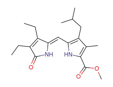 2,3-diethyl-7-isobutyl-8-methyl-9-carbomethoxy-(10H)-dipyrrin-1-one