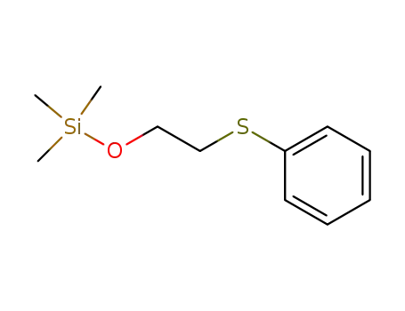 Molecular Structure of 16654-71-0 (Trimethyl[2-(phenylthio)ethoxy]silane)