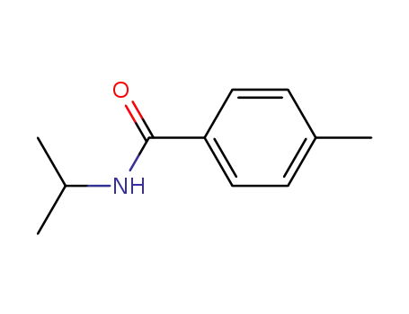 Molecular Structure of 2144-17-4 (N-Isopropyl-4-MethylbenzaMide, 97%)