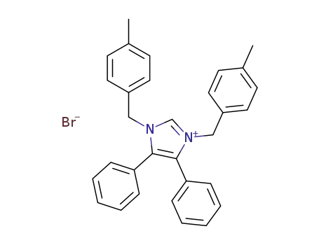 1,3-bis(4-methylbenzyl)-4,5-bisphenylimidazolium bromide