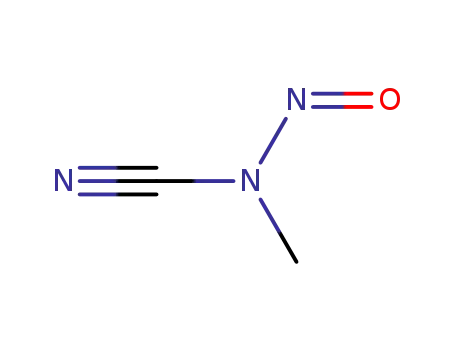 Molecular Structure of 33868-17-6 (METHYLNITROSOCYANAMIDE)