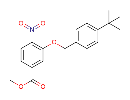 methyl 3-((4-(tert-butyl)benzyl)oxy)-4-nitrobenzoate