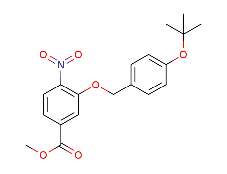 methyl 3-((4-(tert-butoxy)benzyl)oxy)-4-nitrobenzoate