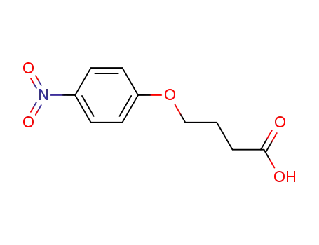 Molecular Structure of 28341-54-0 (4-(4-nitrophenoxy)butanoic acid)