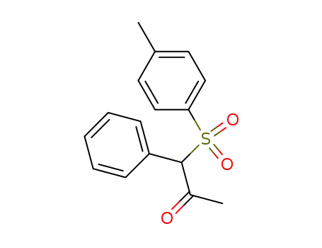 Molecular Structure of 14195-17-6 (1-[(4-methylphenyl)sulfonyl]-1-phenylpropan-2-one)