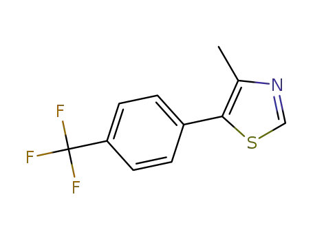 4-methyl-5-(4-(trifluoromethyl)phenyl)thiazole