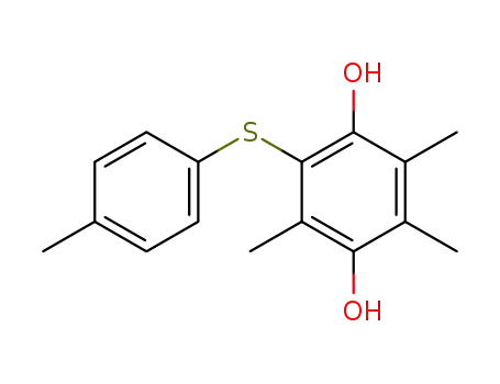 2-p-tolyl-thio-3,5-trimethylhydroquinone