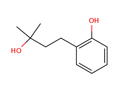Molecular Structure of 4167-73-1 (2-(3-HYDROXY-3-METHYLBUTYL)PHENOL)