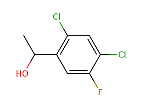 Methyl-<2,4-dichlor-5-fluor-phenyl>-carbinol