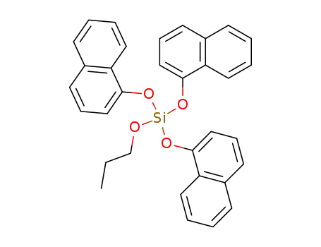 Tri-α-naphthyloxy-propyloxy-silan