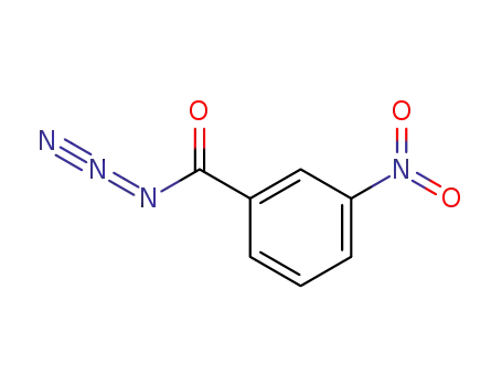 Molecular Structure of 3532-31-8 (m-Nitrobenzoyl azide)