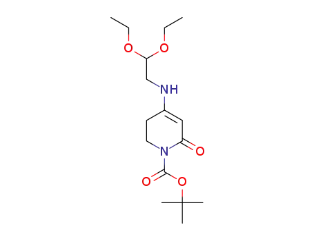 4-(2,2-diethoxy-ethylamino)-6-oxo-3,6-dihydro-2H-pyridine-1-carboxylic acid tert-butyl ester