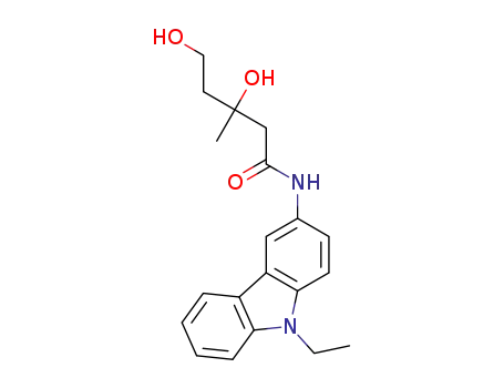 N-(9-ethyl-9H-carbazol-3-yl)-3,5-dihydroxy-3-methylpentanamide