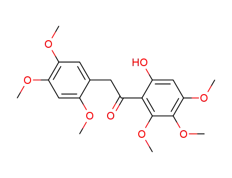 <2-Hydroxy-4.5.6-trimethoxy-phenyl>-<2.4.5-trimethoxy-benzyl>-keton