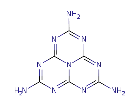 Molecular Structure of 1502-47-2 (1,3,4,6,7,9,9b-heptaazaphenalene-2,5,8-triamine)