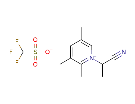 1-(1-cyanoethyl)-2,3,5-trimethylpyridinium triflate