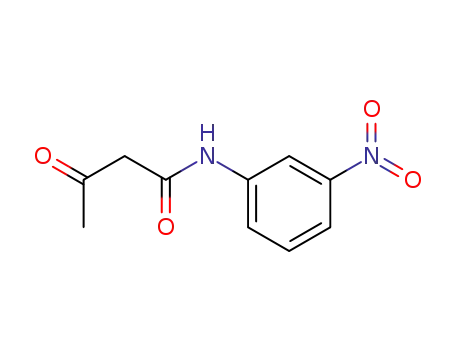 Molecular Structure of 25233-49-2 (N-(3-Nitro-Phenyl)-3-Oxo-Butyramide)
