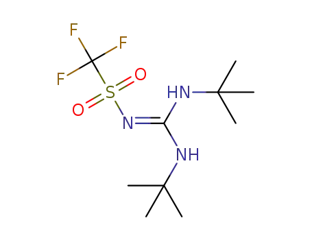 N-(bis(tert-butylamino)methylene)-1,1,1-trifluoromethanesulfonamide