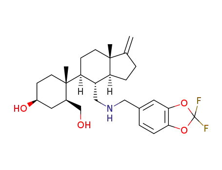 (1S,3S,4R)-4-((3aS,4R,5S,7aS)-4-(((2,2-difluorobenzo[d][1,3]dioxol-5-yl)methylamino)methyl)-7a-methyl-1-methyleneoctahydro-1H-inden-5-yl)-3-(hydroxymethyl)-4-methylcyclohexanol