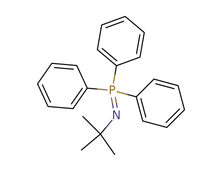 Molecular Structure of 13989-64-5 (N2-(1,1,1-TRIPHENYL-LAMBDA5-PHOSPHANYLIDENE)-2-METHYLPROPAN-2-AMINE)