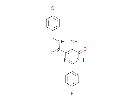 N-(4-hydroxybenzyl)-2-(4-fluorophenyl)-5-hydroxy-6-oxo-1,6-dihydropyrimidine-4-carboxamide