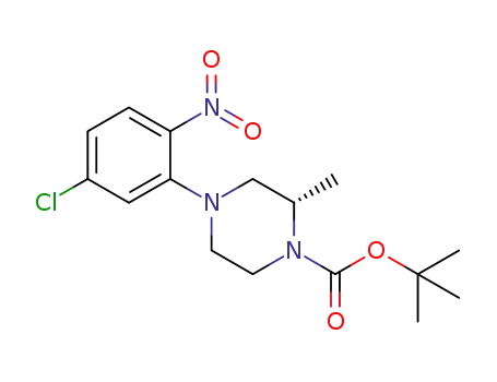 (S)-tert-butyl 4-(5-chloro-2-nitrophenyl)-2-methylpiperazine-1-carboxylate