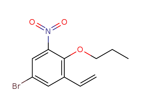 5-bromo-1-nitro-2-propoxy-3-vinylbenzene