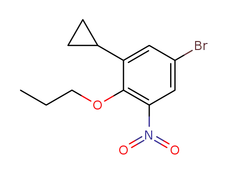 5-bromo-1-cyclopropyl-3-nitro-2-propoxybenzene