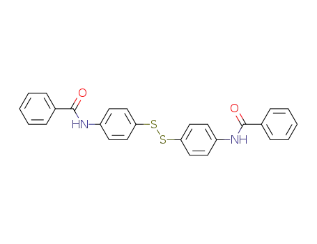 Molecular Structure of 16766-10-2 (Benzamide, N,N'-(dithiodi-4,1-phenylene)bis-)
