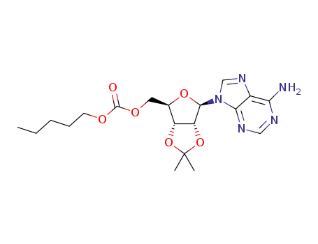 2',3'-O-isopropylidene-5'-O-pentyloxycarbonyladenosine
