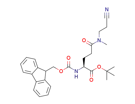 tert-butyl (2S)-4-[(2-cyanoethyl)(methyl)carbamoyl]-2-{[(9H-fluoren-9-ylmethoxy)carbonyl]amino}butanoate