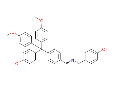 4-({4-[tris(4-methoxyphenyl)methyl]benzylideneamino}methyl)phenol