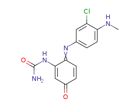 {6-[(E)-3-Chloro-4-methylamino-phenylimino]-3-oxo-cyclohexa-1,4-dienyl}-urea