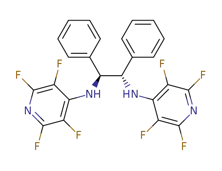 (S,S)-N,N’-bis(2,3,5,6-tetrafluoropyridin-4-yl)-1,2-diphenylethane-1,2-diamine