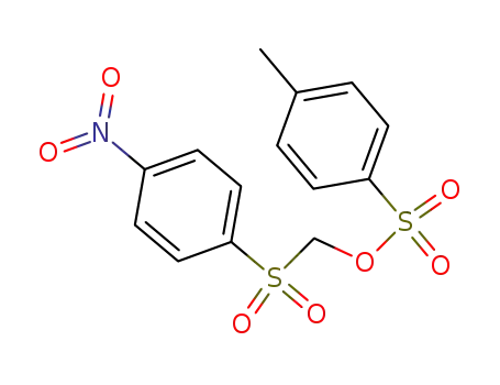 Molecular Structure of 31081-08-0 ([(4-Nitrophenyl)sulfonyl]methyl 4-methylbenzenesulfonate)