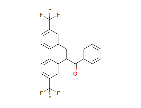 1-phenyl-2,3-bis-(3-trifluoromethyl-phenyl)-propan-1-one