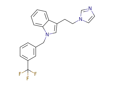 1-[3-(trifluoromethyl)benzyl]-3-[2-(4H-1,2,4-triazol-4-yl)ethyl]-1H-indole