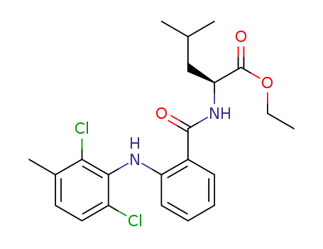 (S)-ethyl 2-[2-(2,6-dichloro-3-methylphenylamino)benzamido]-4-methylpentanoate