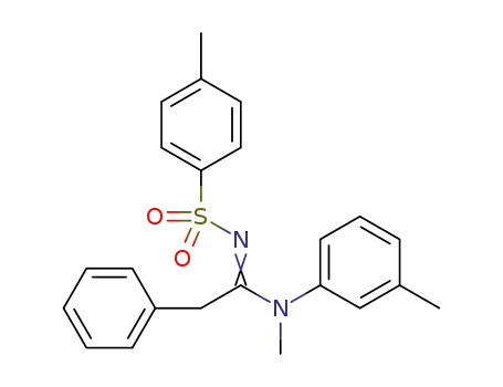N-methyl-2-phenyl-N-(m-tolyl)-N'-tosylacetimidamide