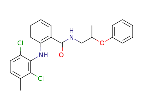 2-(2,6-dichloro-3-methyl-phenylamino)-N-(2-phenoxy-propyl)-benzamide