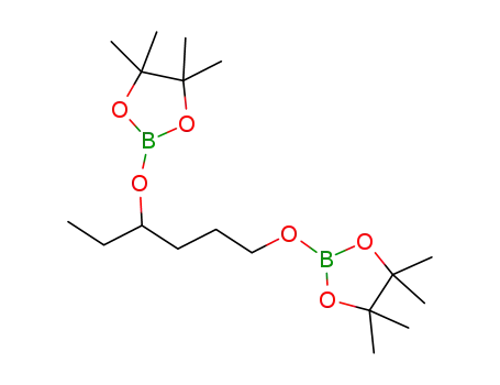4,4,5,5-tetramethyl-2-((4-((3,3,4,4-tetramethylborolan-1-yl)oxy)hexyl)oxy)-1,3,2-dioxaborolane