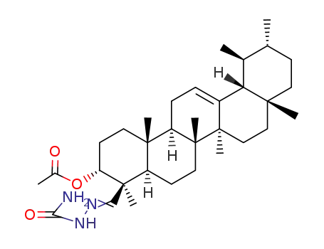3α-acetoxy-ursen-(12)-al-(24)-semicarbazone