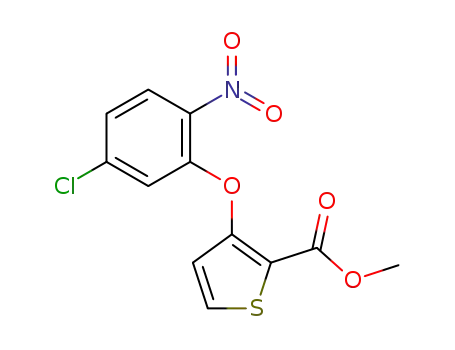 methyl 3-(5-chloro-2-nitrophenoxy)thiophene-2-carboxylate