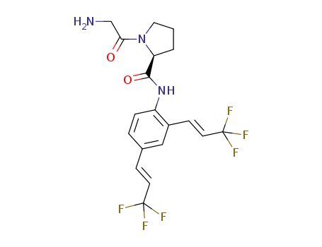 N-(S)-1-(2-aminoacetyl)-N-(2,4-bis((E)-3,3,3-trifluoroprop-1-en-1-yl)phenyl)pyrrolidine-2-carboxamide