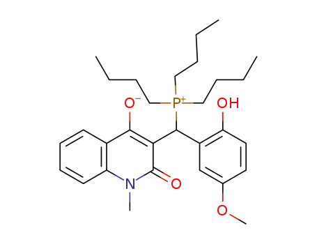 3-((2-hydroxy-5-methoxyphenyl)(tributylphosphonio)methyl)-1-methyl-2-oxo-1,2-dihydroquinolin-4-olate