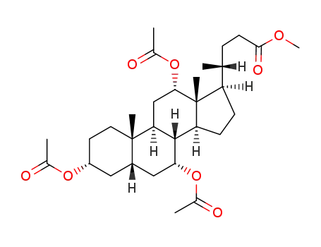 3α,7α,12α-Triacetoxy-5β-cholan-24-oic acid methyl ester